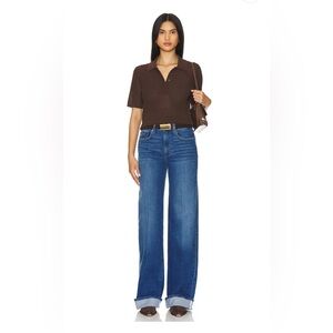 PAIGE - Sasha High Rise Wide-Leg Jeans